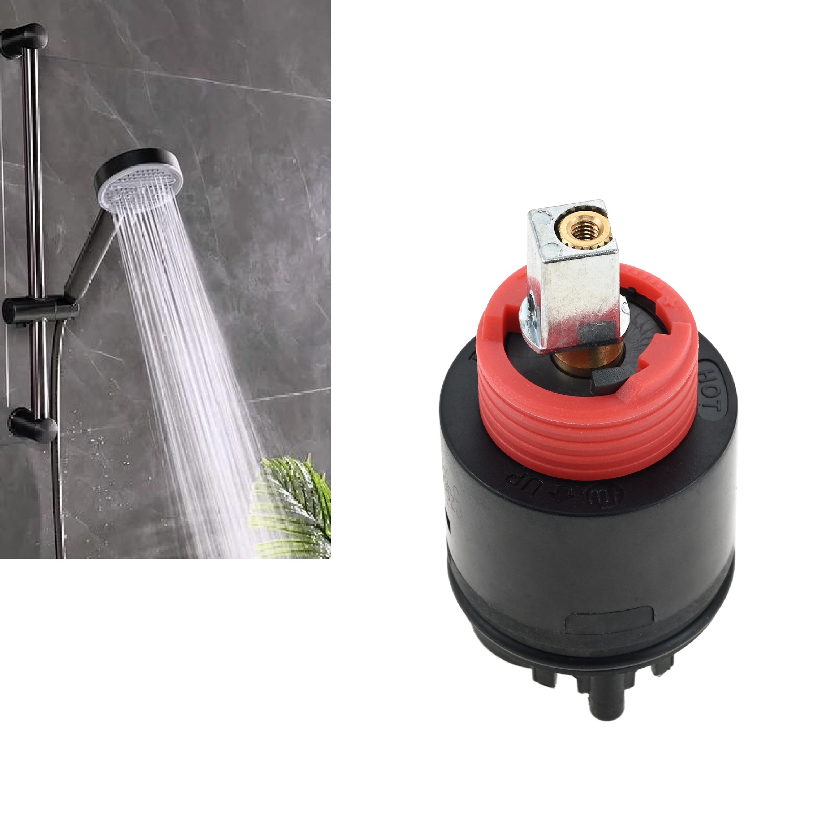 Shower Valve Cartridge - Cartuccia doccia N40HLC tipo F 40mm