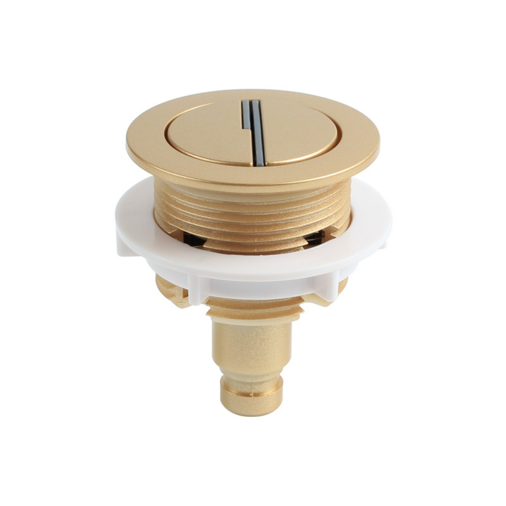 Toilet Fill Valve - Pulsante di scarico per WC cromato,