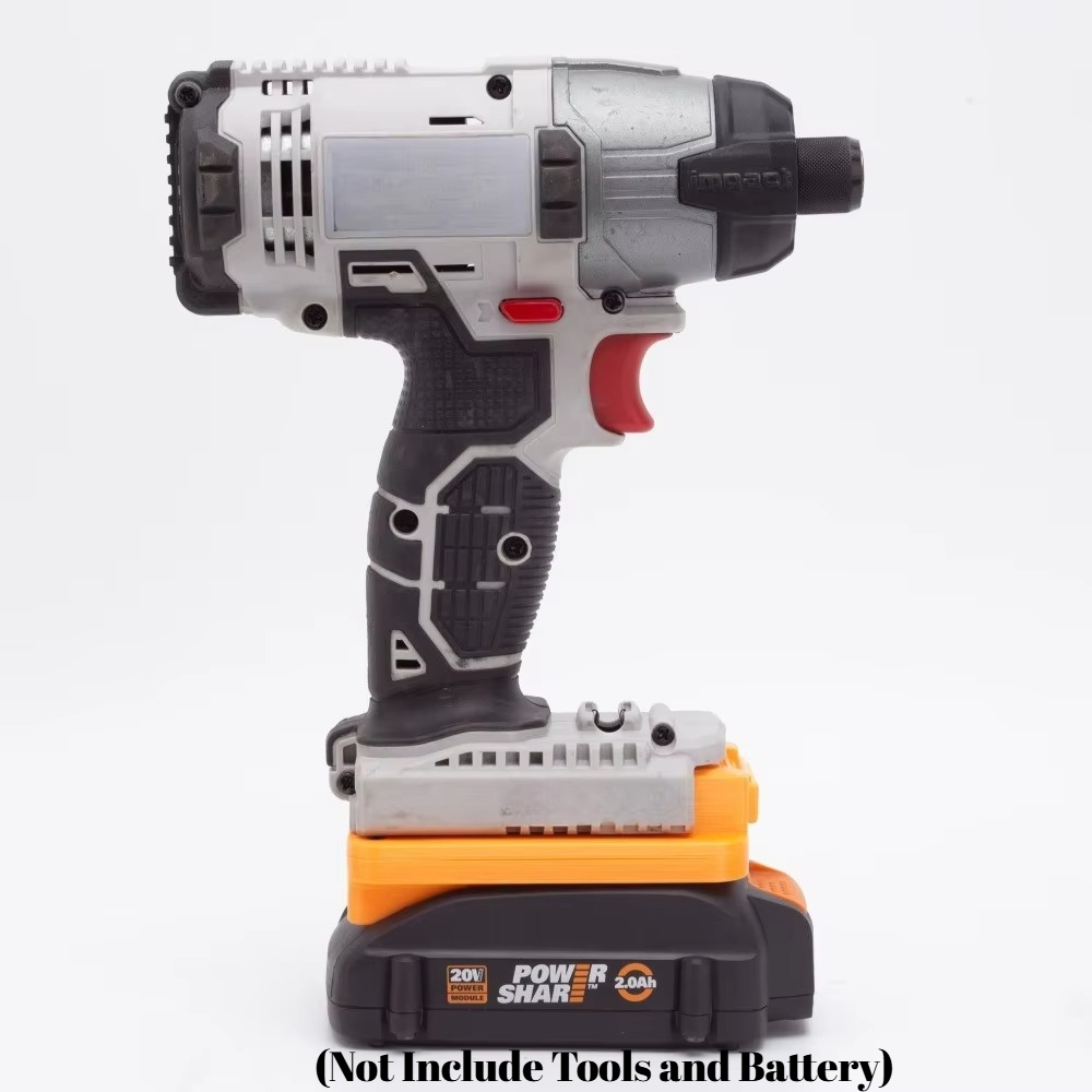 Black+Decker Tool 20V Max - Adattatore convertitore per batteria Worx 20V